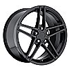 Chevrolet Corvette 1997-2012 18x8.5 5x4.75 +56 C6 Z06 Style Wheel - Gloss Black With Cap 