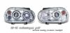 Volkswagen Golf 1999-2004  Chrome W/halo Projector Headlights