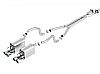 Chevrolet Corvette C6 6.2l V8  09-12 Borla 2.5", 2" Cat-Back Exhaust System W/X-Pipe  "touring" - Dual Round Rolled Angle-Cut