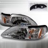 Ford Mustang 1994-1998 Chrome Euro Headlights  