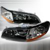 Honda Accord 1998-2002 Black Euro Headlights  