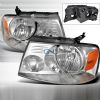 Ford F150 2004-2008 Chrome Euro Headlights  