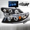 Honda Civic  2006-2011 Black Halo Projector Headlights  W/LED'S