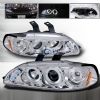 Honda Civic 2/3 Door 1992-1995 Chrome Halo Projector Headlights  W/LED'S