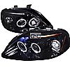 Honda Civic  1999-2000 Gloss Black  Projector Headlights  