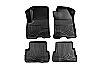 Ford Super Duty 2008-2010 F-350,  Husky Weatherbeater Series Front & 2nd Seat Floor Liners - Black