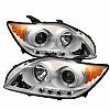 Scion tC 2004-2006 White Housing Dual Halo Projector Headlights