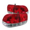 Honda Civic 1996-1998 4DR Red Clear Euro Style Tail Lights