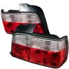 Bmw 3 Series 1992-1998 4DR Red Clear Euro Style Tail Lights