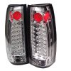 Chevrolet Full Size Pickup 1988-1998  Chrome LED Tail Lights