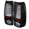 Chevrolet Silverado 1999-2002  Black LED Tail Lights