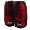 Chevrolet Silverado 1999-2002  Red Clear LED Tail Lights