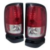 Dodge Ram 1994-2001  Red Clear LED Tail Lights