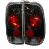 Ford F150 1997-2003  Black Euro Style Tail Lights