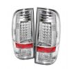 Ford Super Duty 2008-2009  Chrome LED Tail Lights