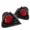 Honda Accord 1998-2000 2DR Black Euro Style Tail Lights