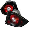 Honda Civic 2001-2003 2DR Black Euro Style Tail Lights