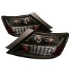 Honda Civic 2006-2008 2dr Black LED Tail Lights