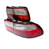 Honda Civic 1992-1995 2/4DR Red Clear Euro Style Tail Lights