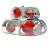 Honda Civic 1992-1995 3dr Chrome Euro Style Tail Lights