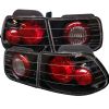 Honda Civic 1996-2000 2DR Black Euro Style Tail Lights