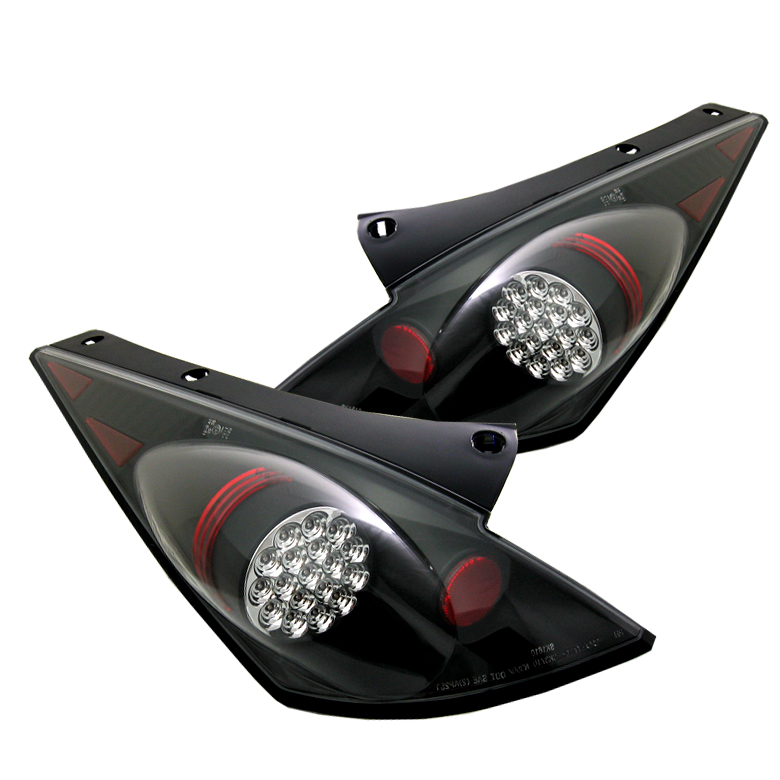 Nissan 350z black led tail lights #8