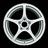 Chevrolet Corvette 2000-2004 18x9.5 Bright Silver Factory Replacement Wheels