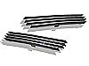 Chevrolet Silverado 3500 2007-2007 Polished Top Bumper Aluminum Billet Grille