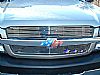 Chevrolet Silverado 3500 2003-2004 Black Powder Coated Main Upper Black Aluminum Billet Grille
