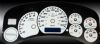 Chevrolet Tahoe 1999-2002  White / Blue Night Performance Dash Gauges