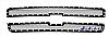 Chevrolet Silverado 3500 2003-2004 Black Powder Coated Main Upper Rivet Grille