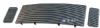 Ford Super Duty  2008-2010 Black Powder Coated Main Upper Black Aluminum Billet Grille