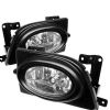 Honda Civic 2006-2007 4dr Clear Fog Lights 