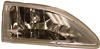 Ford Mustang 1994-1998 Chrome Cobra Style Diamond Headlights