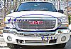 Gmc Sierra 3500 2003-2006 Polished Main Upper Stainless Steel Billet Grille