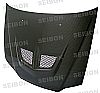 Honda Accord 2dr 1998-2002 Evo Style Carbon Fiber Hood