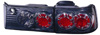 Honda Accord Coupe/Sedan 90-91 Black Tail Lights