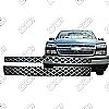 Chevrolet Silverado 2500 Hd Work, Lt, Ltz 2011-2013 Chrome Front Grille Overlay 