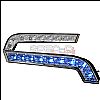 Ford Mustang 2010-2011 Gt Daytime Running Light Clear Lens And White LED Fog Lights