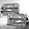 Ford Super Duty 1999-2004 Chrome Euro Headlights  