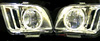 Ford Mustang 2005-2006 Diamond Back Headlights with Halo