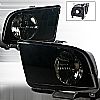 Ford Mustang 2005-2009 Smoke Euro Headlights  