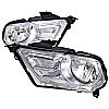 Ford Mustang 2010-2013 Chrome Euro Headlights  