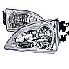 Ford Mustang 1994-1998 Chrome Euro Headlights  