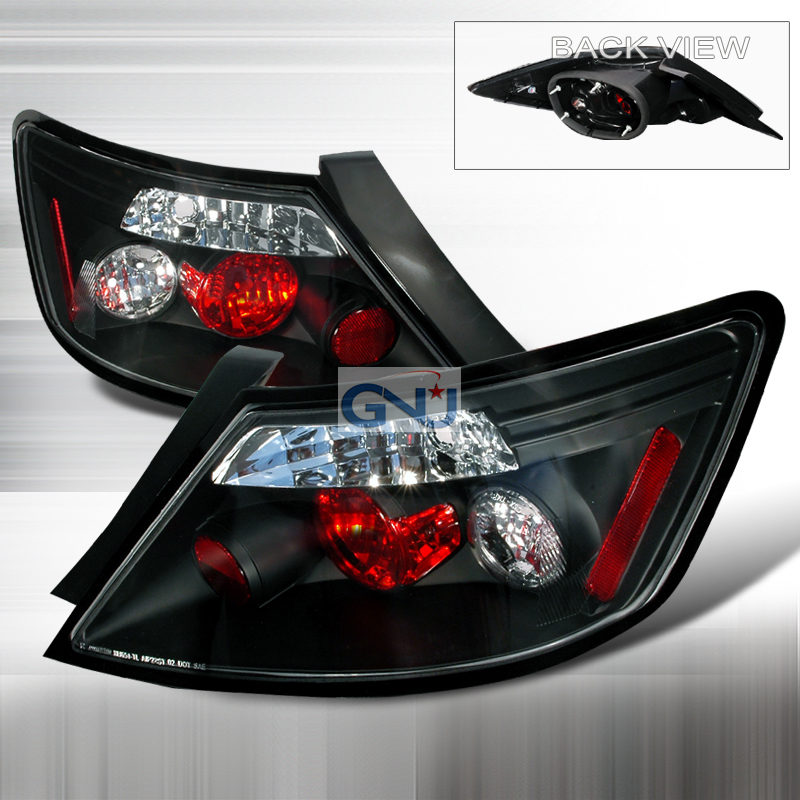 2008 Honda civic black tail lights #5
