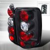 Chevrolet Tahoe  2000-2006 Black Euro Tail Lights 