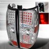 Chevrolet Tahoe  2007-2010 Chrome LED Tail Lights 