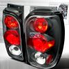 Ford Explorer  1998-2001 Black Euro Tail Lights 