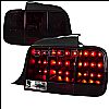 Ford Mustang  2005-2009 Red / Smoke LED Tail Lights 