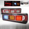 Ford Mustang  1987-1993 Chrome LED Tail Lights 